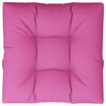 vidaXL Pernă pentru paleți, roz, 70x70x12 cm, țesătură