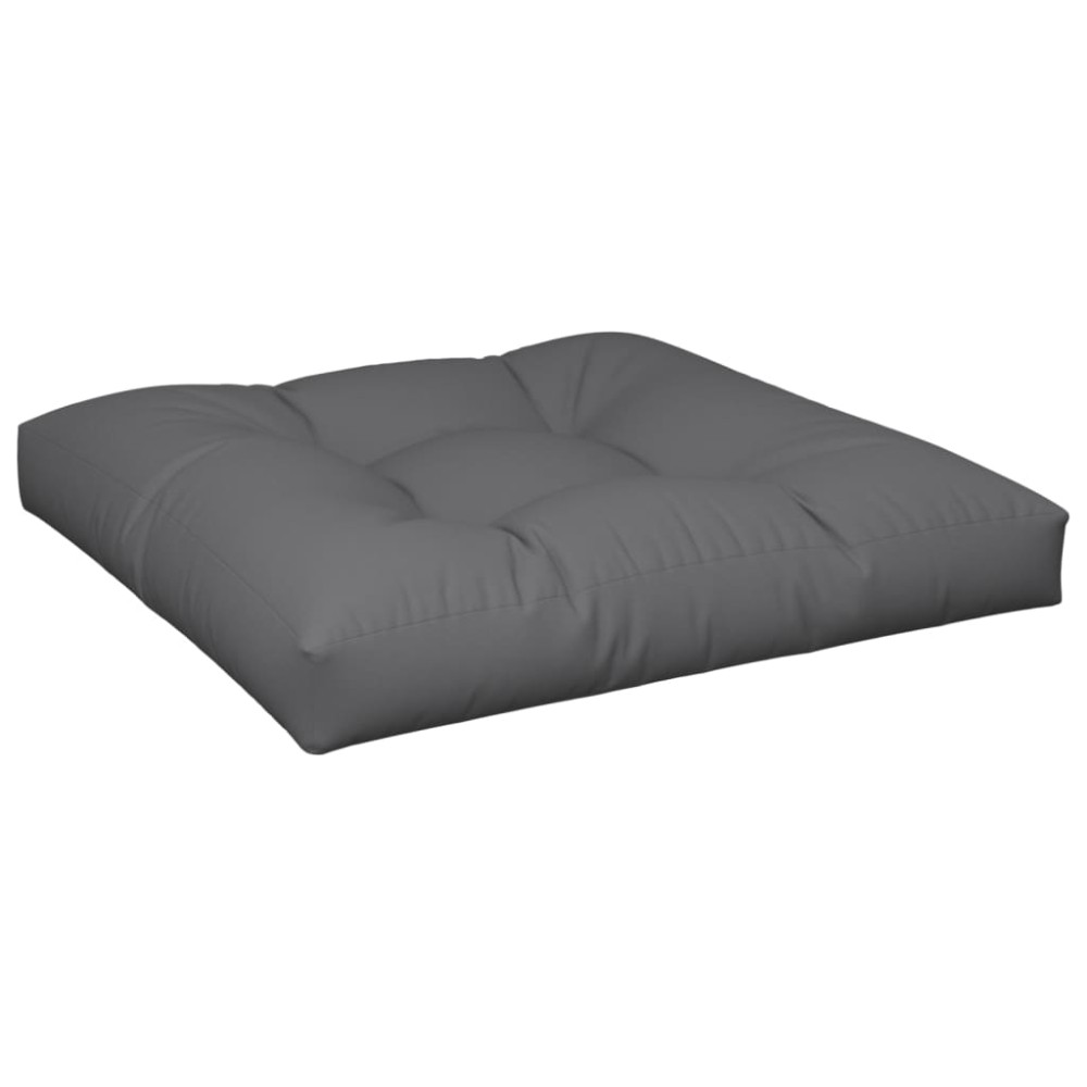 vidaXL Pernă pentru paleți, antracit, 80x80x12 cm, material textil