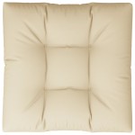 vidaXL Pernă pentru paleți, bej, 80x80x12 cm, material textil