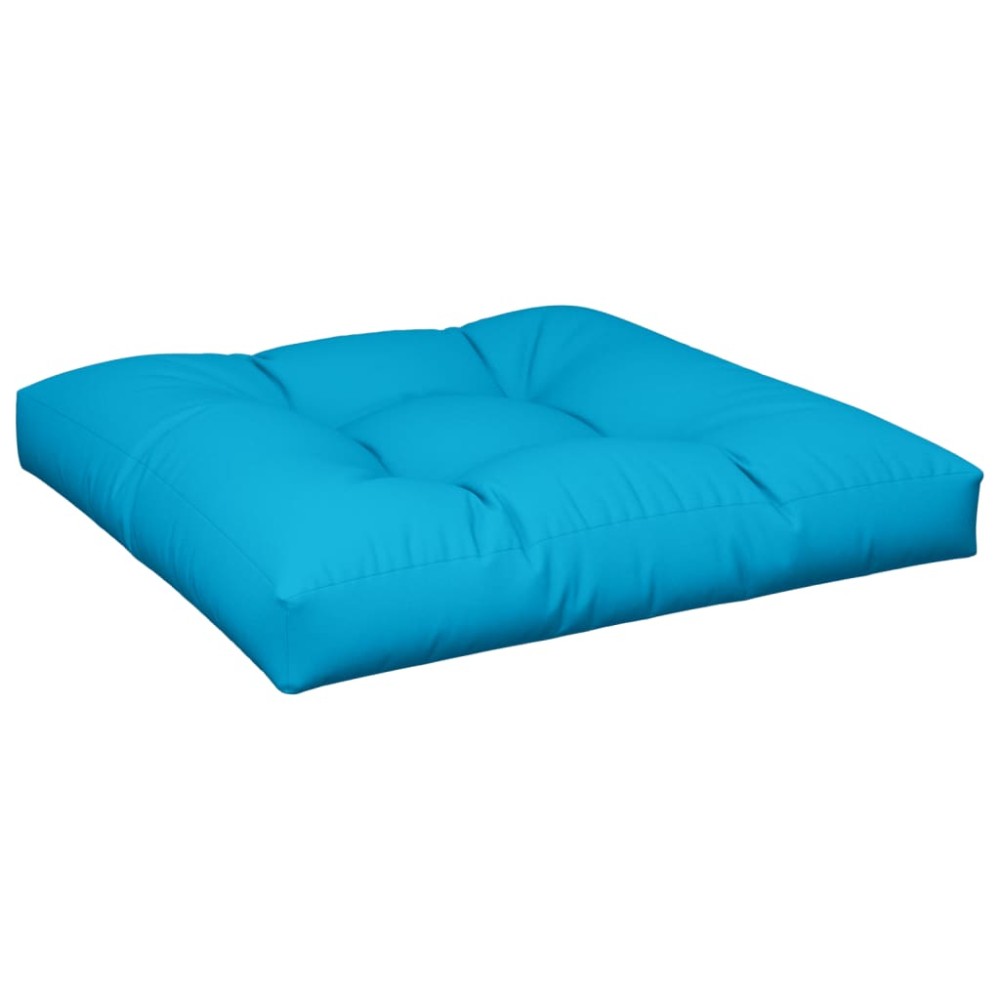vidaXL Pernă pentru paleți, albastru, 80x80x12 cm, material textil