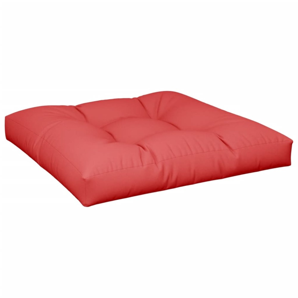 vidaXL Pernă pentru paleți, roșu, 80x80x12 cm, material textil