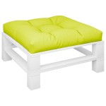 vidaXL Pernă de paleți, verde aprins, 80x80x12 cm, material textil vidaXL Pernă de paleți, verde aprins, 80x80x12 cm, material textil