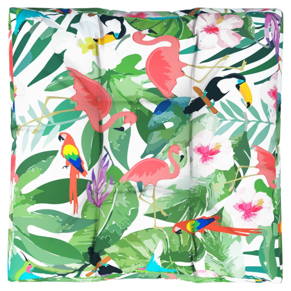 vidaXL Pernă de paleți, multicolor, 80x80x12 cm, material textil