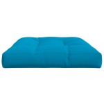 vidaXL Pernă pentru paleți, albastru, 120x80x12 cm, material textil
