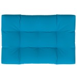 vidaXL Pernă pentru paleți, albastru, 120x80x12 cm, material textil
