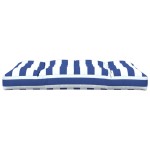 vidaXL Pernă de paleți, dungi albastru/alb, 120x80x12 cm, textil vidaXL Pernă de paleți, dungi albastru/alb, 120x80x12 cm, textil