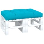 vidaXL Pernă de paleți, turcoaz, 120x80x12 cm, material textil vidaXL Pernă de paleți, turcoaz, 120x80x12 cm, material textil