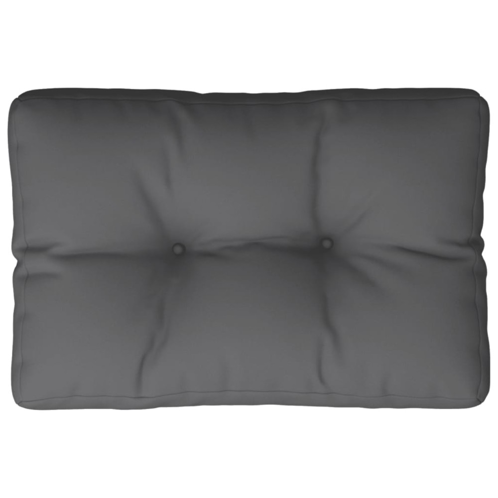 vidaXL Pernă de paleți, antracit, 50x40x12 cm, material textil