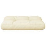 vidaXL Pernă de paleți, crem, 50x40x12 cm, material textil vidaXL Pernă de paleți, crem, 50x40x12 cm, material textil