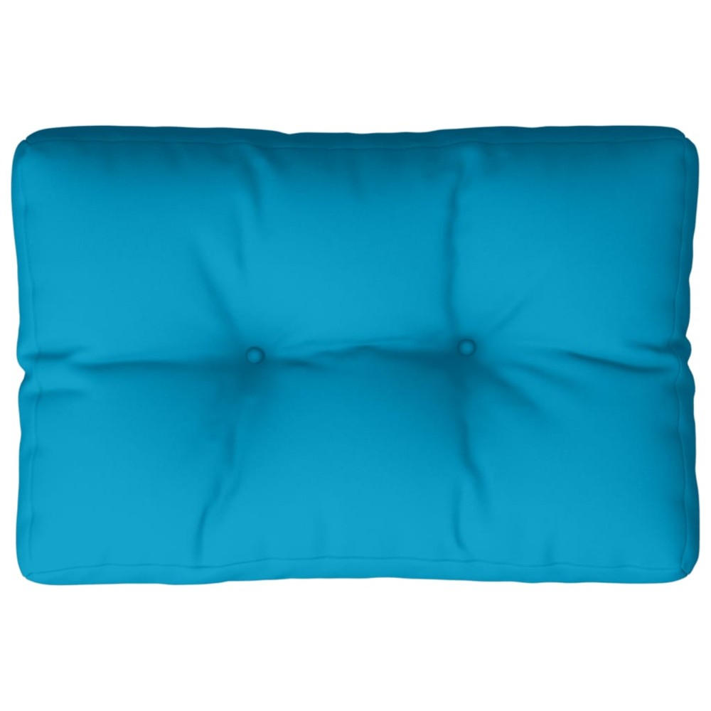 vidaXL Pernă de paleți, albastru deschis, 50x40x12 cm, material textil