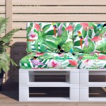 vidaXL Pernă de paleți, multicolor, 50x40x12 cm, textil vidaXL Pernă de paleți, multicolor, 50x40x12 cm, textil