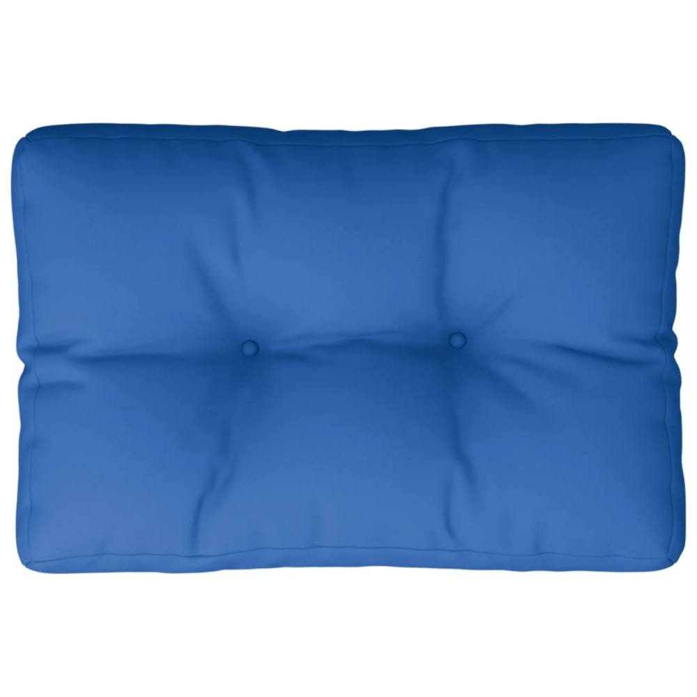 vidaXL Pernă de paleți, albastru regal, 60x40x12 cm, material textil