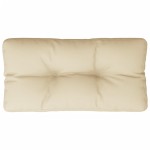 vidaXL Pernă de paleți, bej, 70x40x12 cm, material textil