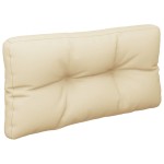 vidaXL Pernă de paleți, bej, 70x40x12 cm, material textil