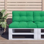 vidaXL Pernă de paleți, verde, 70x40x12 cm, material textil vidaXL Pernă de paleți, verde, 70x40x12 cm, material textil