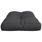 vidaXL Pernă de paleți, negru, 70x40x12 cm, material textil