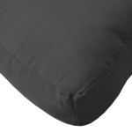 vidaXL Pernă de paleți, negru, 70x40x12 cm, material textil