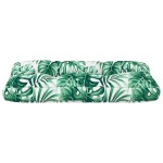 vidaXL Pernă de paleți, model frunze, 70x40x12 cm, textil