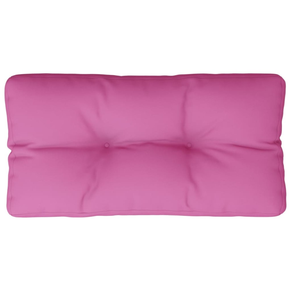 vidaXL Pernă de paleți, roz, 70x40x12 cm, material textil