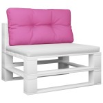 vidaXL Pernă de paleți, roz, 70x40x12 cm, material textil vidaXL Pernă de paleți, roz, 70x40x12 cm, material textil