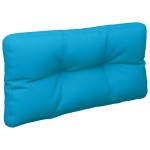 vidaXL Pernă de paleți, albastru deschis, 80x40x12 cm, material textil vidaXL Pernă de paleți, albastru deschis, 80x40x12 cm, material textil