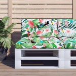 vidaXL Pernă de paleți, multicolor, 80x40x12 cm, textil vidaXL Pernă de paleți, multicolor, 80x40x12 cm, textil