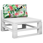 vidaXL Pernă de paleți, multicolor, 80x40x12 cm, textil vidaXL Pernă de paleți, multicolor, 80x40x12 cm, textil