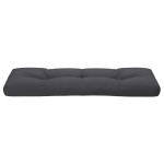 vidaXL Pernă de paleți, antracit, 120x40x12 cm, material textil