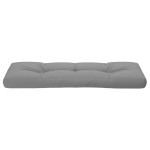 vidaXL Pernă de paleți, gri, 120x40x12 cm, material textil