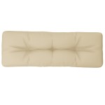 vidaXL Pernă de paleți, bej, 120x40x12 cm, material textil vidaXL Pernă de paleți, bej, 120x40x12 cm, material textil