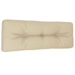 vidaXL Pernă de paleți, bej, 120x40x12 cm, material textil vidaXL Pernă de paleți, bej, 120x40x12 cm, material textil