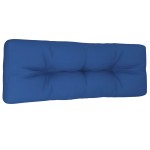 vidaXL Pernă de paleți, albastru regal, 120x40x12 cm, material textil vidaXL Pernă de paleți, albastru regal, 120x40x12 cm, material textil