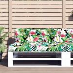 vidaXL Pernă de paleți, multicolor, 120x40x12 cm, textil vidaXL Pernă de paleți, multicolor, 120x40x12 cm, textil