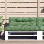 vidaXL Pernă de paleți, model frunze, 120x40x12 cm, textil vidaXL Pernă de paleți, model frunze, 120x40x12 cm, textil