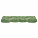 vidaXL Pernă de paleți, model frunze, 120x40x12 cm, textil vidaXL Pernă de paleți, model frunze, 120x40x12 cm, textil