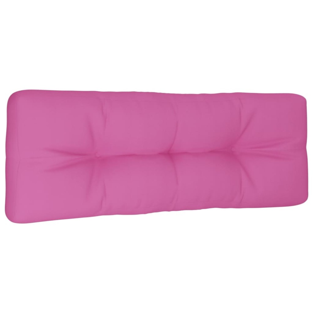 vidaXL Pernă de paleți, roz, 120x40x12 cm, textil