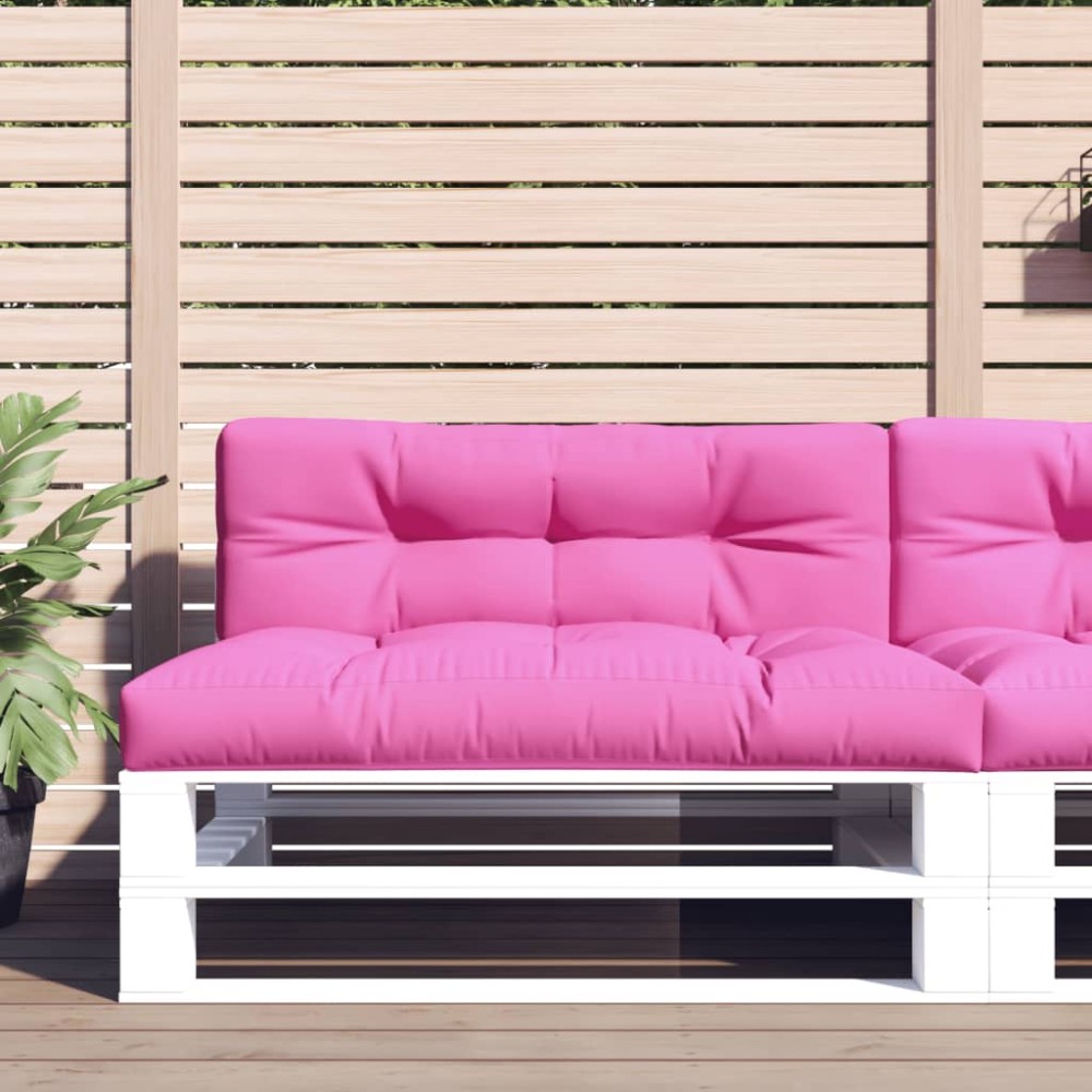 vidaXL Pernă de paleți, roz, 120x40x12 cm, textil