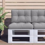 vidaXL Perne pentru paleți, 2 buc., gri, material textil