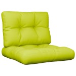 vidaXL Perne de paleți, 2 buc, verde aprins, material textil
