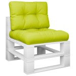 vidaXL Perne de paleți, 2 buc, verde aprins, material textil