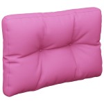 vidaXL Perne de paleți, 2 buc., roz, material textil