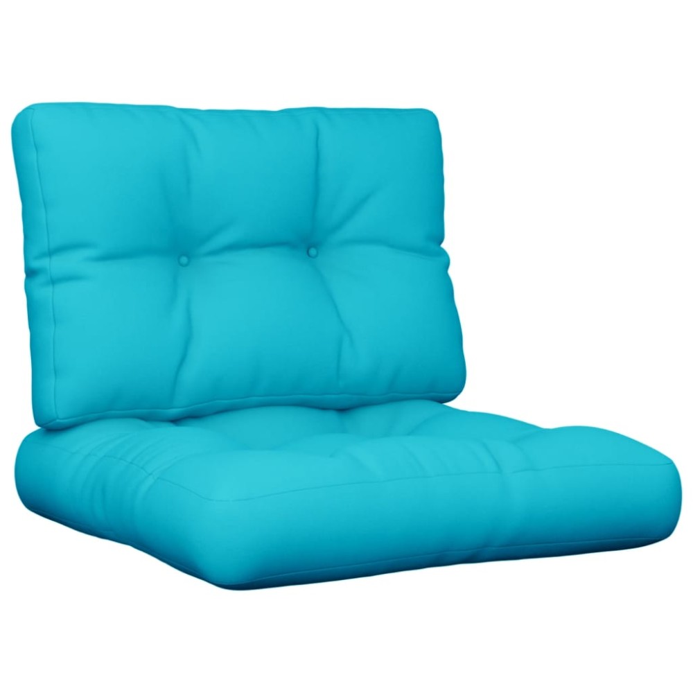vidaXL Perne de paleți, 2 buc., turcoaz, material textil