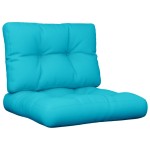 vidaXL Perne de paleți, 2 buc., turcoaz, material textil