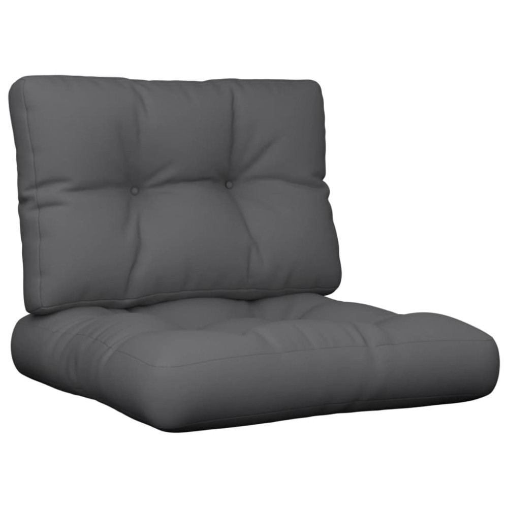vidaXL Perne de paleți, 2 buc., antracit, material textil