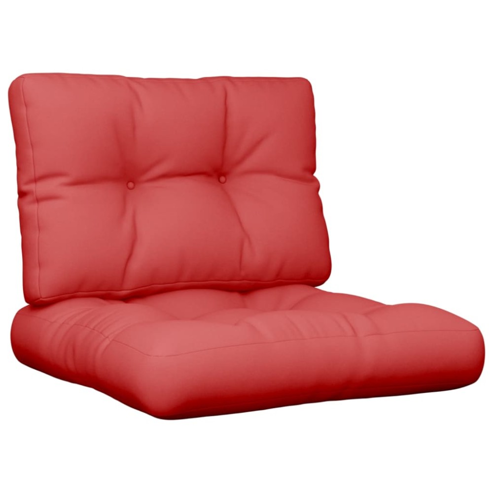 vidaXL Perne de paleți, 2 buc. roșu, material textil