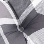 vidaXL Perne pentru paleți, 2 buc. gri, țesătură, model cu carouri vidaXL Perne pentru paleți, 2 buc. gri, țesătură, model cu carouri