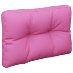 vidaXL Perne de paleți, 2 buc., roz, material textil