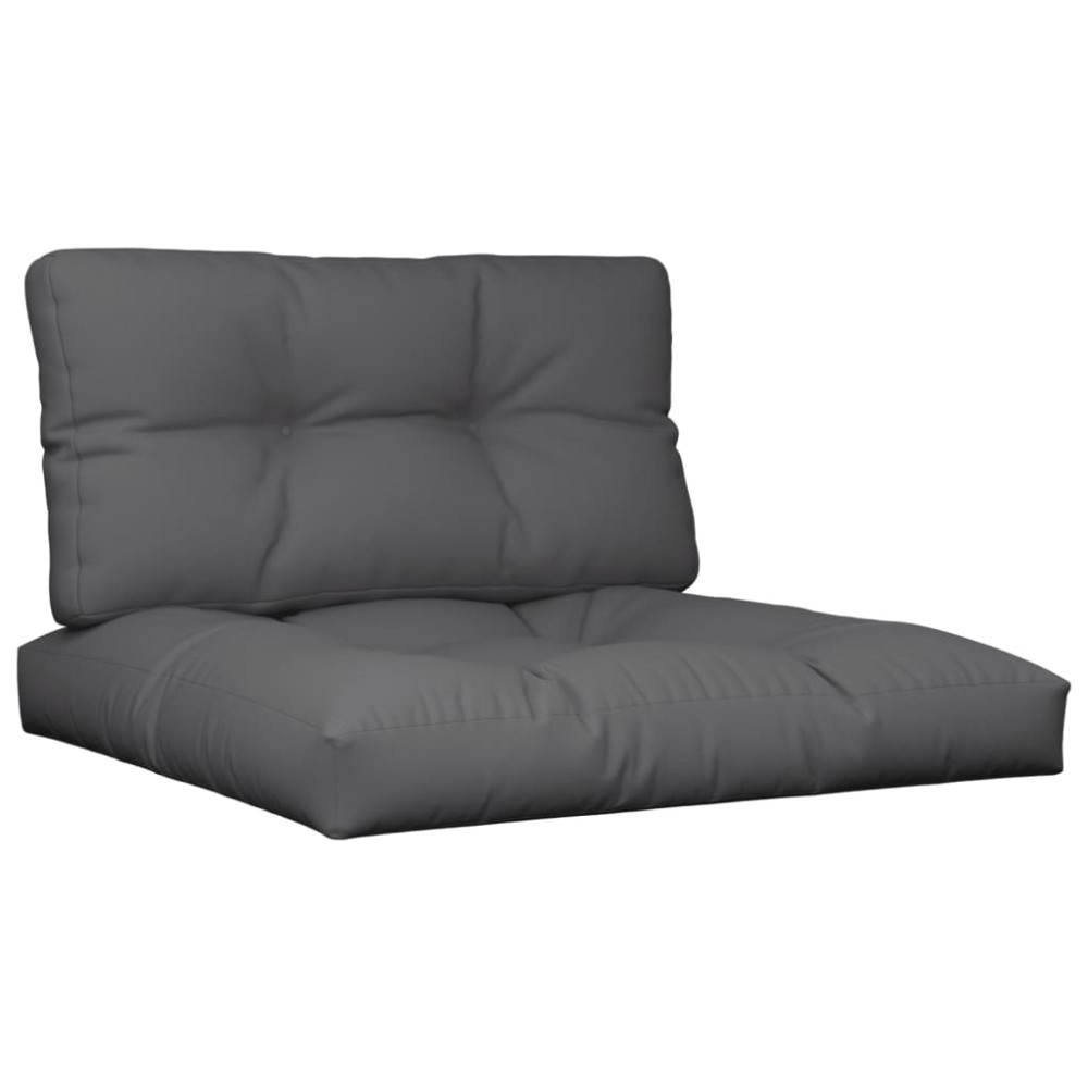 vidaXL Perne de paleți, 2 buc., antracit, material textil
