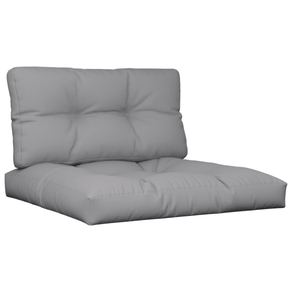vidaXL Perne pentru paleți, 2 buc., gri, material textil