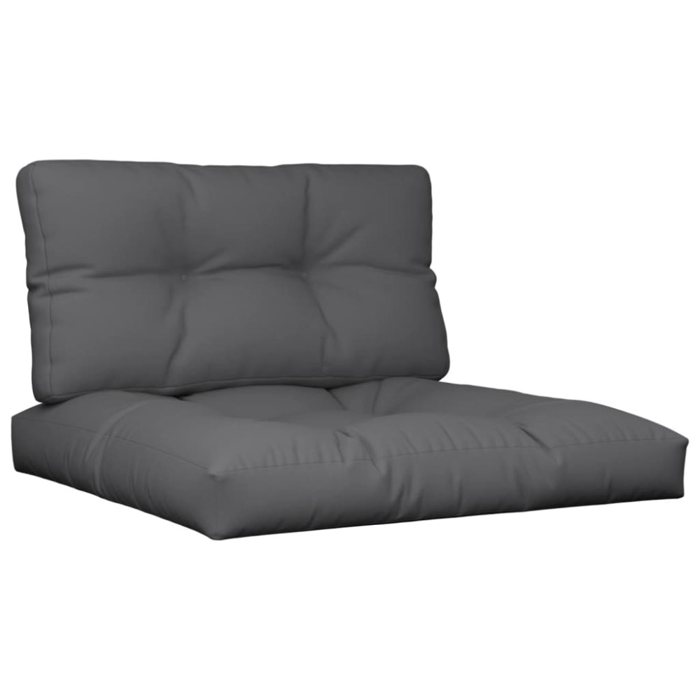 vidaXL Perne de paleți, 2 buc., antracit, material textil